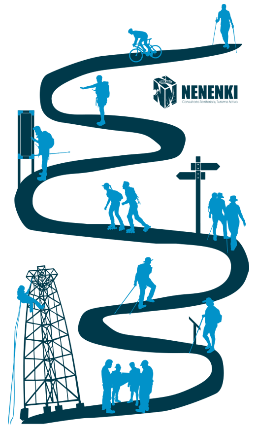 Equipo de profesionales de NENENKI colaborando en un entorno natural, ilustrando su enfoque en consultoría multidisciplinaria y sustentable.