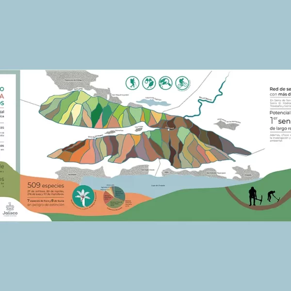 Cartel sobre el Cerro Viejo, un proyecto de diseño gráfico y comunicación visual.